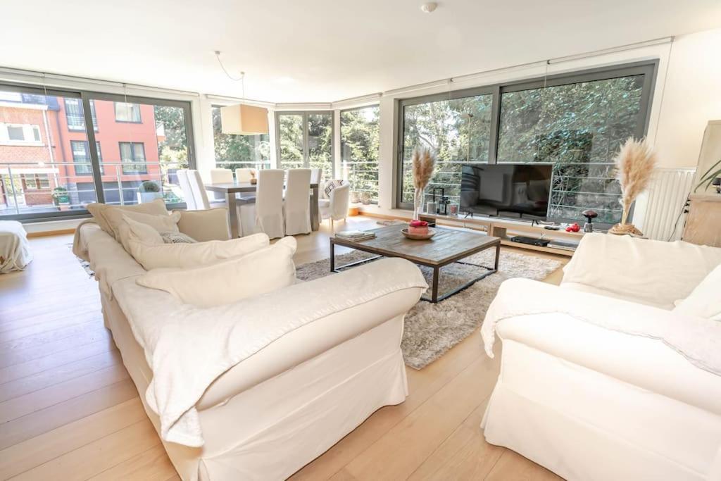 Appartement Tres Lumineux De 120M2 Bruxelas Exterior foto